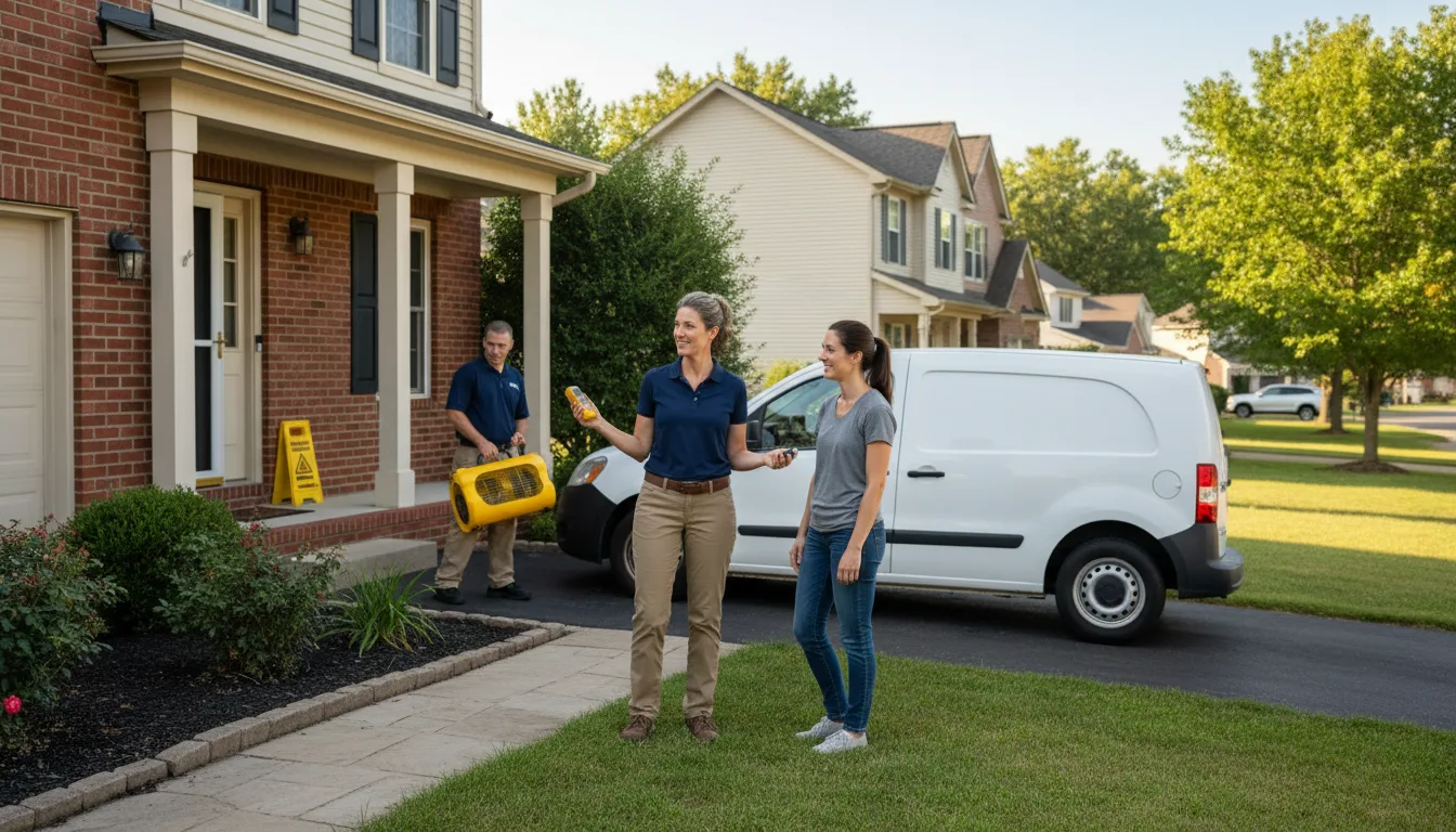 Water restoration image for Dehumidification And Cleanup Services in Ellenburg, NY